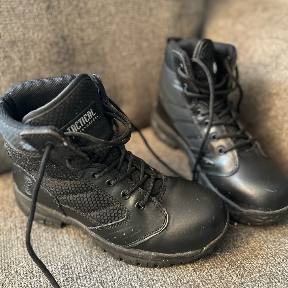 Tactical Black Combat Boots